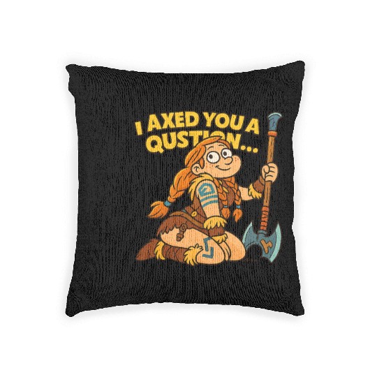 Medieval Knight, Wizard and Monster Woven Pillows