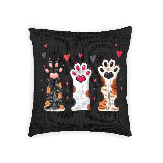 Cat Quotes Cat Lover Woven Pillows
