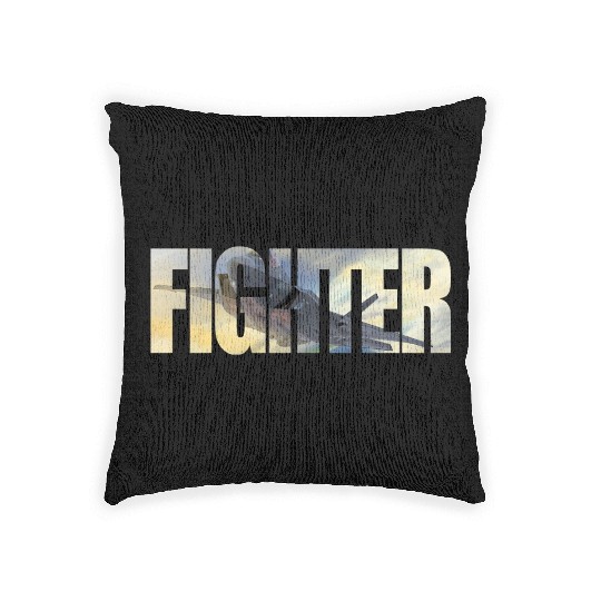 Fighter F-35 Lightning II Woven Pillows