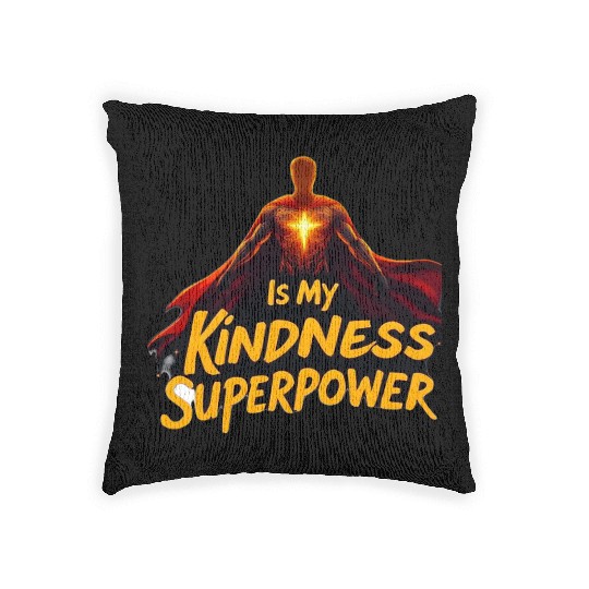 Superpower Kindness Woven Pillows