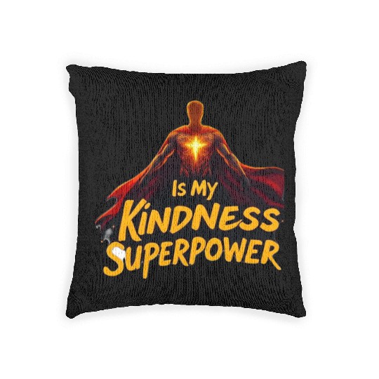 Superpower Kindness Woven Pillows