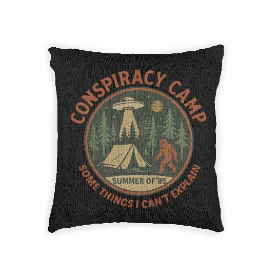 Conspiracy Camp Woven Pillows