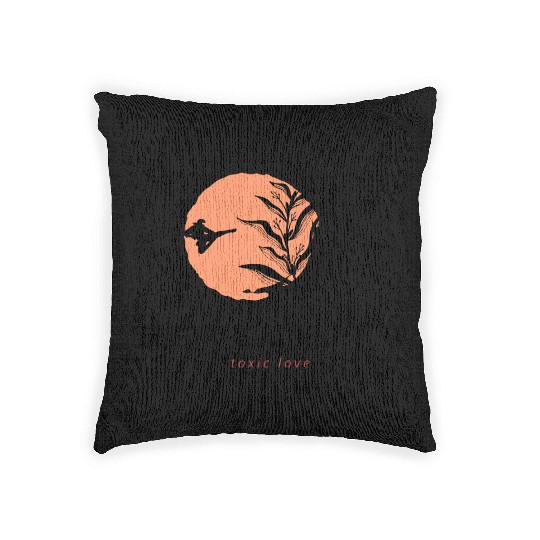 Toxic Love Woven Pillows
