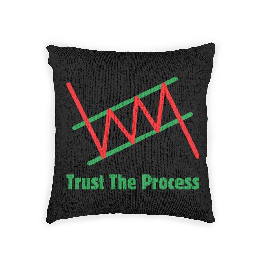 Trust The Process Woven Pillows