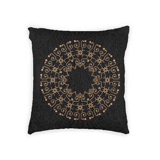 Celestial Flow Mandala Woven Pillows – Sacred Energy Design