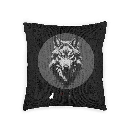 wolf Woven Pillows