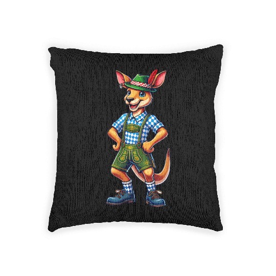 Bavarian Kangaroo Woven Pillows