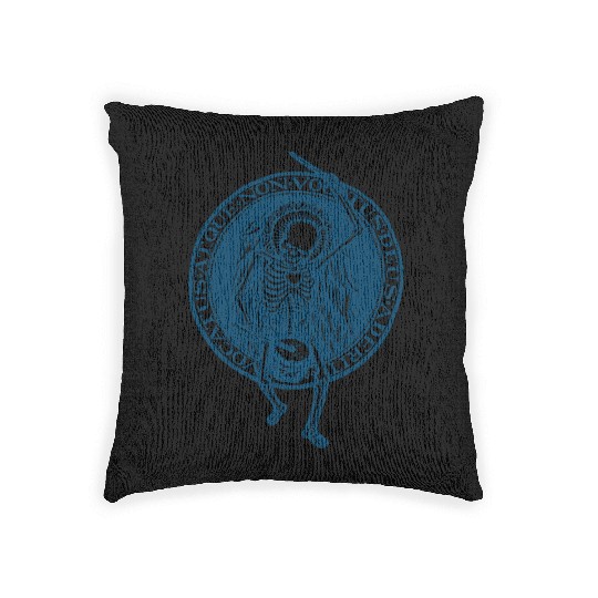 Memento Mori Drummer - Blue Woven Pillows