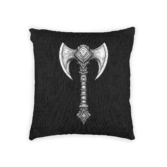 Holy Symbol of Ferros (God of War) Woven Pillows