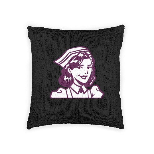 Funny Emergency Room Nurse Woven Pillows