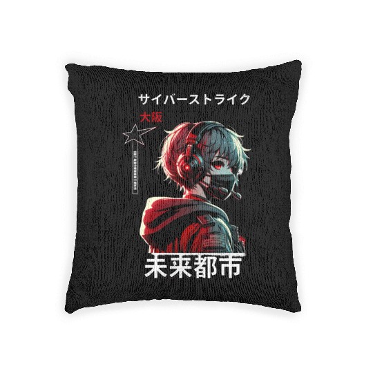 Shadow Circuit: Tokyo Rebellion Woven Pillows