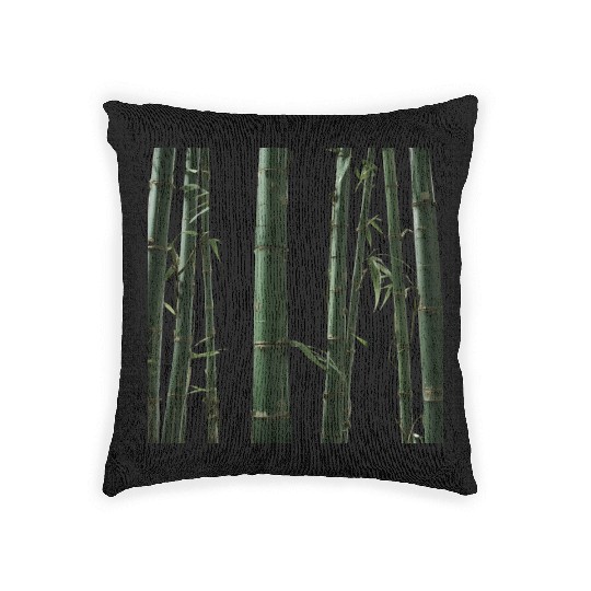 Tropical Bamboo Woven Pillows