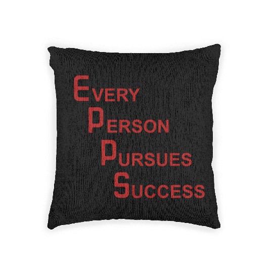 RED EPPS w Black Shadow Woven Pillows