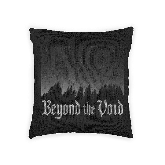 Starry Night Metal Black Woven Pillows