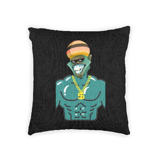 Thug beast Woven Pillows