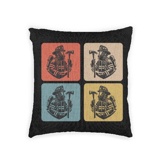 Fire Brigade - Heroes In Action Woven Pillows