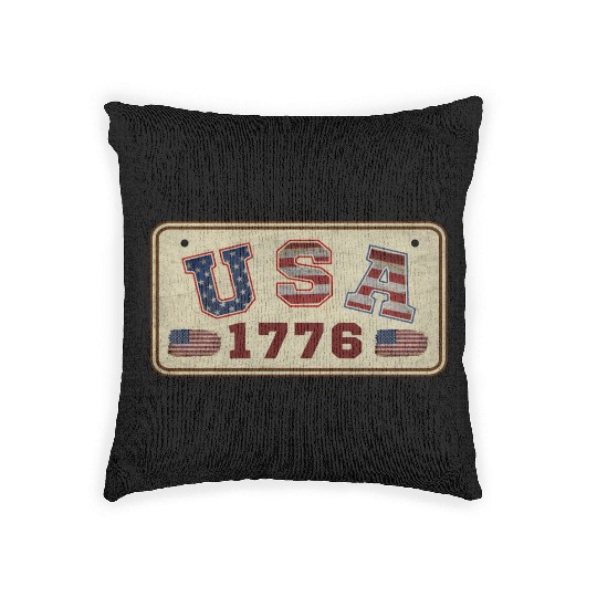 USA 1776 VINTAGE Woven Pillows