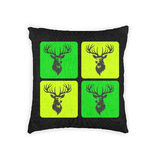 Majestic Deer - Symbol Of The Wilderness Woven Pillows