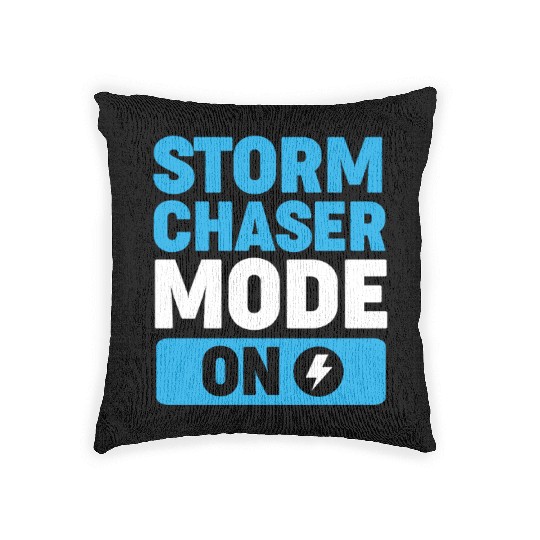 Storm Chaser Weather Forecast Woven Pillows