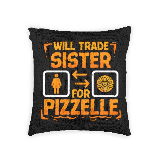 Pizzelle Waffle Will Trade Sister For Pizzelle Woven Pillows