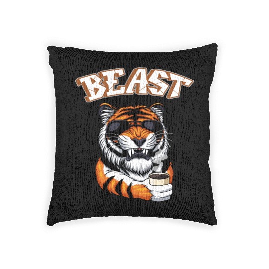 Beast Tiger. Woven Pillows