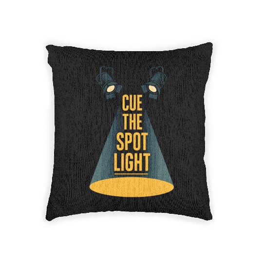 Theater Kid Drama Club Musical Theater Nerd Stage Woven Pillows