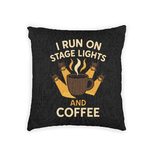 Theater Kid Drama Club Musical Theater Nerd Stage Woven Pillows