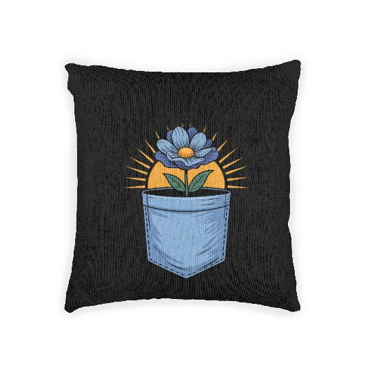 Sunshine in My Pocket Woven Pillows