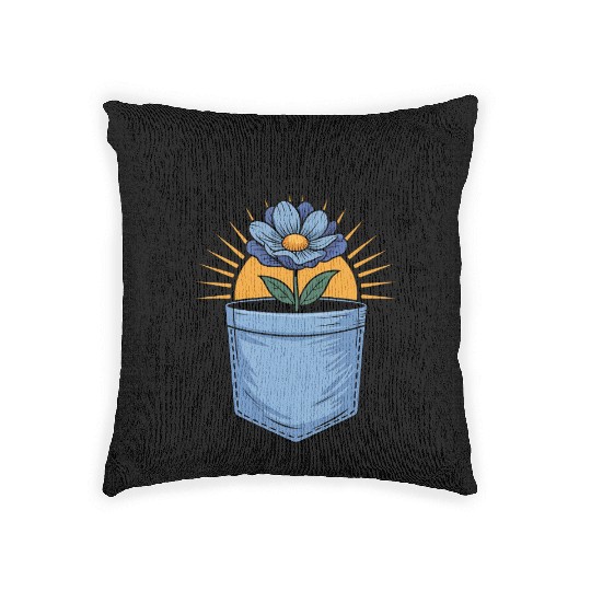 Sunshine in My Pocket Woven Pillows