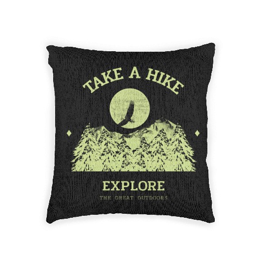 Take A Hike Woven Pillows