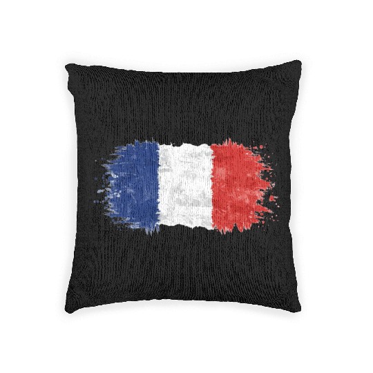 French Flag (Colors of Liberty) Woven Pillows