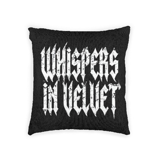 Whispers In Velett – Gothic Melted Psychedelic Woven Pillows