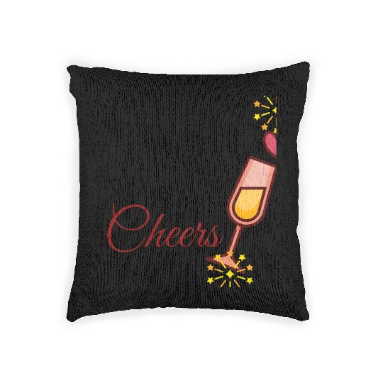 Unisex Woven Pillows – Fun Party Vibes for couple