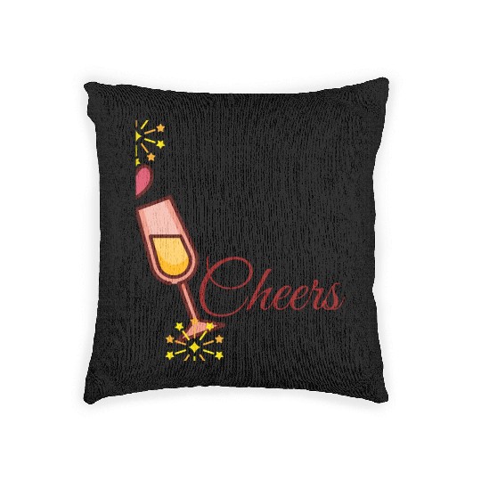 Unisex Woven Pillows – Fun Party Vibes Woven Pillows for couple