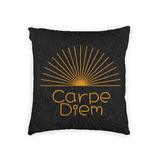 Carpe Diem Woven Pillows