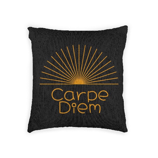 Carpe Diem Woven Pillows