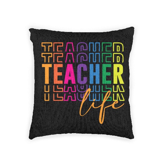 Teacher Life Woven Pillows