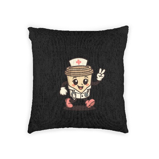 Emergency Mode Active – Fueled by Coffee Woven Pillows