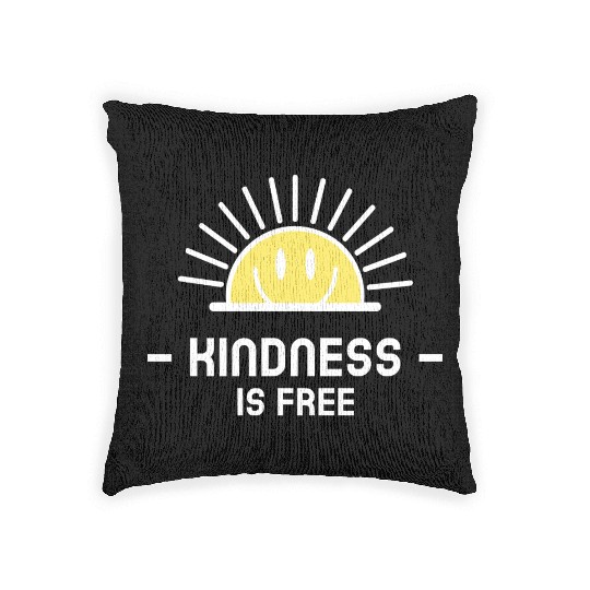 KINDNESS IS FREE Woven Pillows