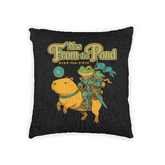 Tales From The Pond Woven Pillows