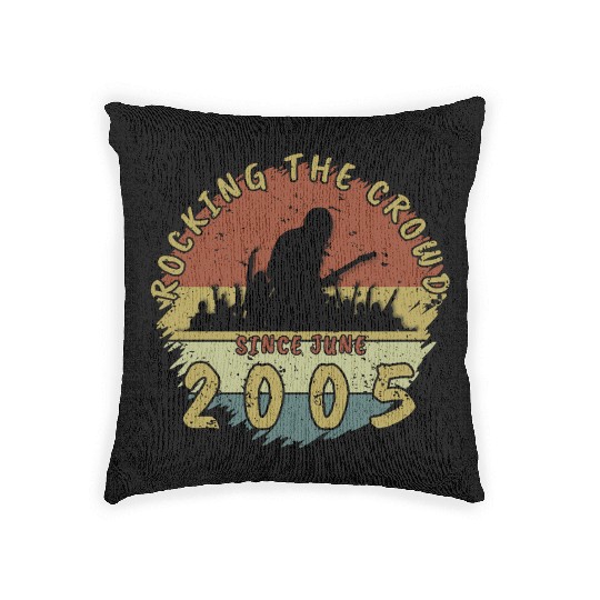 20th Birthday Rocking the crowd GIT 06/2005 Woven Pillows