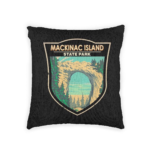 Mackinac Island Woven Pillows