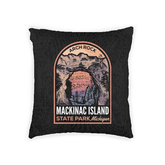 Mackinac Island Woven Pillows