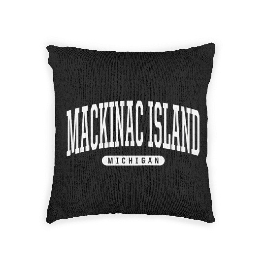 Mackinac Island Woven Pillows