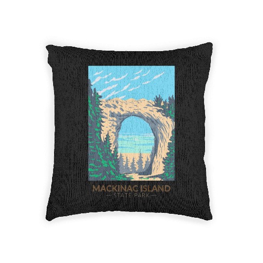 Mackinac Island Woven Pillows