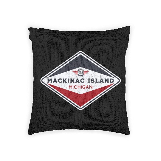 Mackinac Island Woven Pillows