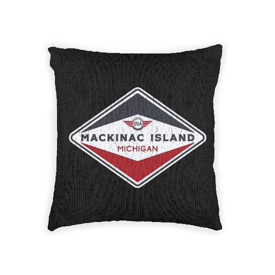 Mackinac Island Woven Pillows