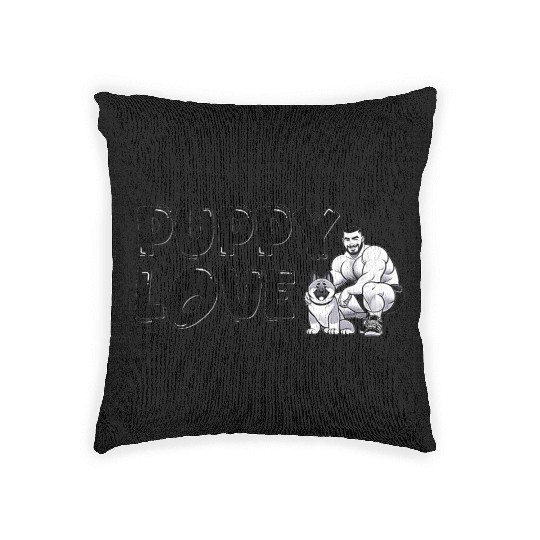 Puppy Love Woven Pillows