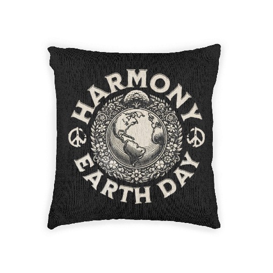 Earth Day Woven Pillows | Harmony with Nature Woven Pillows