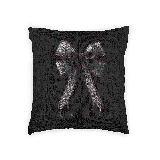lace bow Woven Pillows